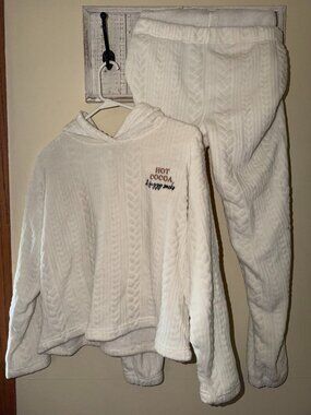 Joyspun Women's Two-Piece Lounge Pajama Hoodie and Pant Set - Small(4-6)